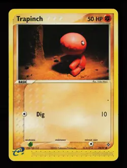 Trapinch 78/97 Yuka Morii Common Dragon Non Holo Pokemon Card - Image 1