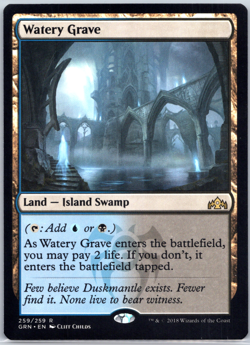 MTG Watery Grave #259 Guilds of Ravnica Regular Rare Magic Card Near Mint - Image 1