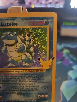 Pokemon TCG Blastoise Celebrations Classic Collection Card 2/102 NM Condition - Image 3