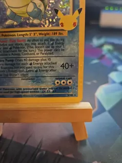 Pokemon TCG Blastoise Celebrations Classic Collection Card 2/102 NM Condition - Image 4
