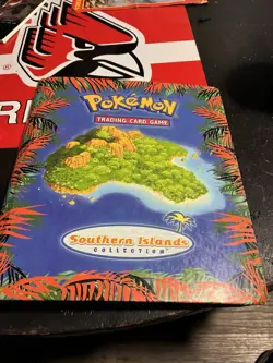 POKEMON SOUTHERN ISLANDS BINDER ONLY- NO CARDS - Image 1