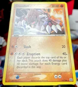 Groudon - 014/106 Emerald #14/106 Non Holo Rare Pokemon Card - Image 2
