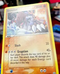 Groudon - 014/106 Emerald #14/106 Non Holo Rare Pokemon Card - Image 3