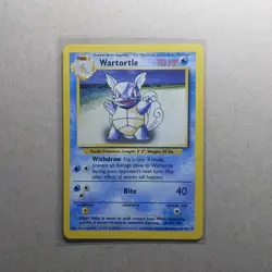 Wartortle 42/102 Uncommon Base Set Pokemon Card NM - Image 1