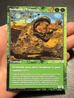 Official Scarefest TCG Trading Card Game - Graboids (Tremors) Creature 2025 - Image 2