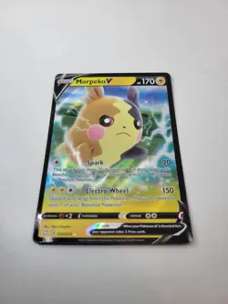 Pokemon TCG Shining Fates Morpeko V 37/72 Full Art Holo Ultra Rare Card NM 2021 - Image 1