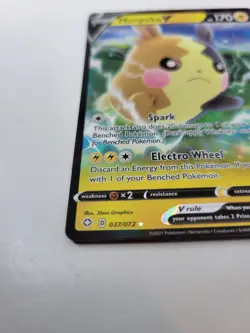 Pokemon TCG Shining Fates Morpeko V 37/72 Full Art Holo Ultra Rare Card NM 2021 - Image 2