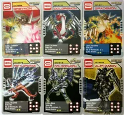 Toei Bandai Digimon Series 1 D-CYBER Collect Card Game Normal Set of 24 - Image 3