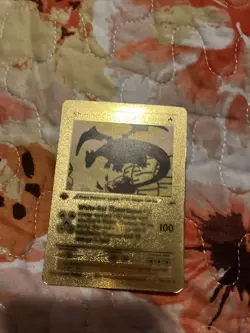 Pokemon Shining Charizard 107/105 Gold Foil Card 1st Edition Neo Destiny TCG - Image 1