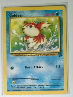Pokemon Base Set 2 5 card Family set Nidoran M F Nidorina Sandshrew Goldeen - Image 3