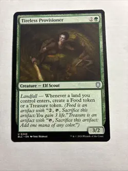 Tireless Provisioner - Commander: Bloomburrow MTG Plus Bonus Card!!! - Image 1