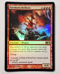 MTG Furyborn Hellkite Foil M12 Magic the Gathering Card TCG CCG - Image 1