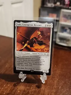 MTG Magic The Gathering Avatar Rare Suki Courageous Rescuer - Image 1