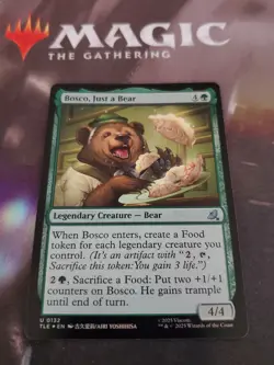Mtg. Bosco, Just A Bear. Foil. Avatar The Last Airbender. Pack Fresh - Image 1