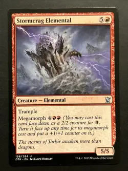 Stormcrag Elemental - Dragons of Tarkir #158/264 MTG Magic The Gathering - Image 1
