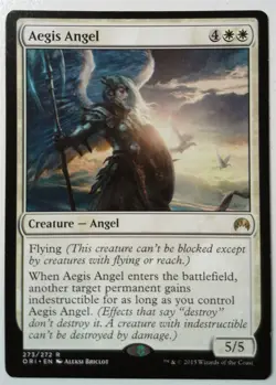 Aegis Angel *Rare* Magic MtG x1 Origins SP - Image 1