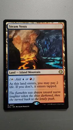 Steam Vents Lorwyn Eclipsed Magic MTG NM Regular - Image 1