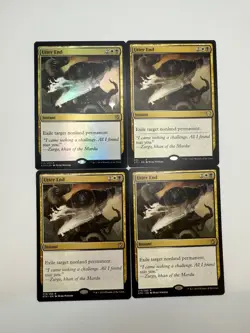 4x Magic: The Gathering Instant Utter End Rare - 1 foil 3 regular - Image 1