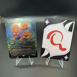 Questing Beast (Halo Foil) NM - Secret Lair Encyclopedia of Magic - Image 1