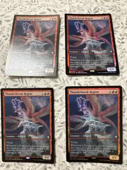 Thunderbreak Regent - Game Day Promo Foil ×4 - DTK - MTG - NM/LP Playset - Image 1