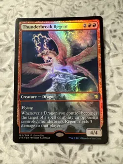 Thunderbreak Regent - Game Day Promo Foil ×4 - DTK - MTG - NM/LP Playset - Image 3