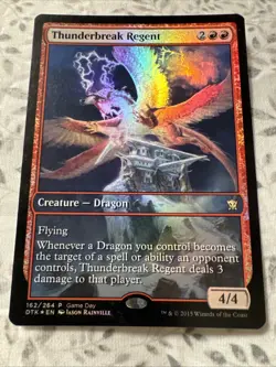 Thunderbreak Regent - Game Day Promo Foil ×4 - DTK - MTG - NM/LP Playset - Image 5