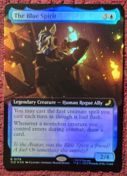 The Blue Spirit 0178 TLE Foil Extended Art MTG Avatar: The Last Airbender MINT - Image 1