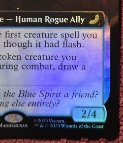 The Blue Spirit 0178 TLE Foil Extended Art MTG Avatar: The Last Airbender MINT - Image 4