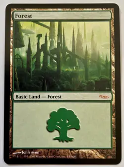 Magic The Gathering Forest Arena 5/8 A06 DCI Promo LP - Image 1