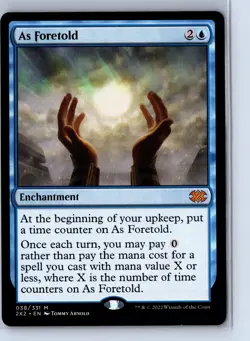 Double Masters 2022 #38 As Foretold Regular - Image 1