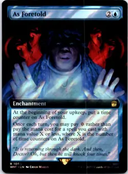 As Foretold (Surge Foil) (Foil) Universes Beyond: Doctor Who, 1060 NM - Image 1