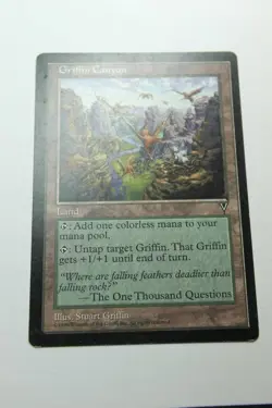 MTG Griffin Canyon x1- -Visions-Mod/Hvy Play - Image 1