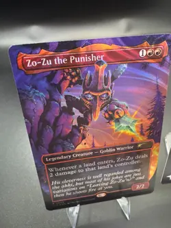 Zu-Zu the Punsiher Halo Foil (Borderless) NM - Secret Lair Encyclopedia of Magic - Image 2