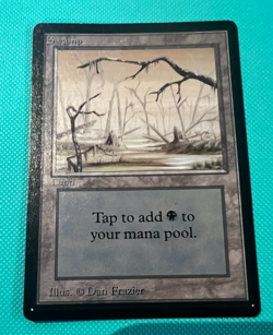 Swamp - Beta - MTG - Magic the Gathering - Image 1
