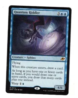 Quantum Riddler, Edge of Eternities Magic MTG (Non-foil) Out-of-Pack Quality - Image 1