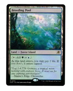 BREEDING POOL Edge of Eternities Magic MTG (Non-foil) Out-of-Pack Quality - Image 1