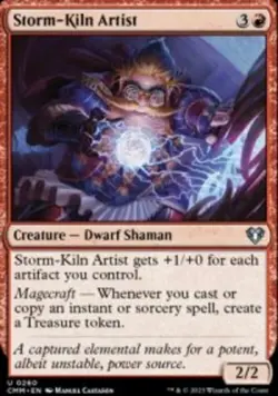 Storm-Kiln Artist Commander Masters CMM 260 MTG Regular - Image 2