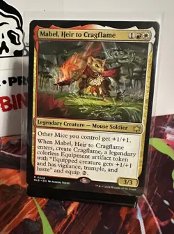 Mabel, Heir to Cragflame (0224) Bloomburrow BLB MTG Magic NM - Image 1