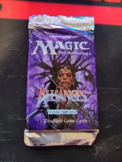 MTG Alliances Magic The Gathering Booster Pack Sealed English 742818065207 - Image 1
