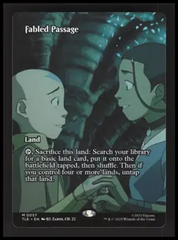 Fabled Passage (Borderless) M Avatar: The Last Airbender: Foil NM - Image 1