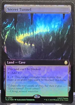 Secret Tunnel #392 Avatar: The Last Airbender Extended Art Foil Rare - Image 1