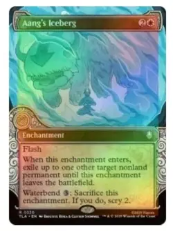 1x MTG Aang's Iceberg (Showcase) *FOIL* AVATAR Rare! NM Mint! - Image 1