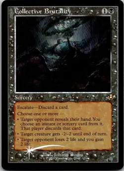 Collective Brutality FOIL (Retro Frame) Innistrad Remastered 375 MTG NM - Image 1