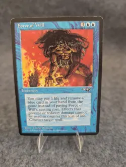 Force of Will Alliances Moderately Played / Light Played (MP) MTG Magic - Image 3