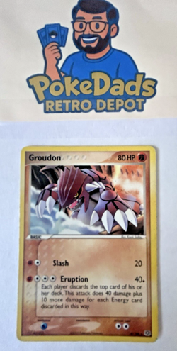 Groudon 14/106 - EX Emerald (2005) - Black Star Rare - NM/LP Pokemon TCG - Image 1