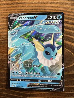Vaporeon V SWSH150 Black Star Promo Pokemon TCG Sword & Shield - NM - Image 1