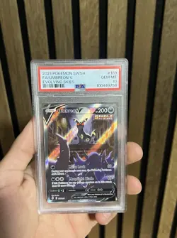 Pokemon Umbreon V Full Art Holo SWSH07 Evolving Skies 189/203 PSA 10 - Image 1