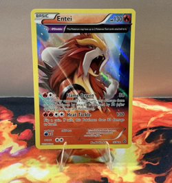 Entei (15/98) XY Ancient Origins (2015)- Full Art Holo Rare- LP+ Pokemon TCG - Image 1