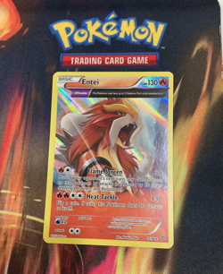 Entei (15/98) XY Ancient Origins (2015)- Full Art Holo Rare- LP+ Pokemon TCG - Image 3