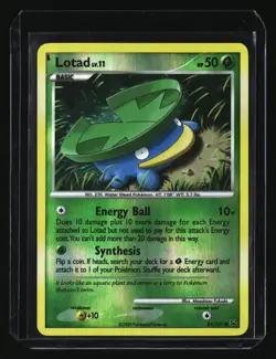 Pokemon LOTAD 81/127 Reverse Holo (2009 Platinum) LP/Light Play - Image 1